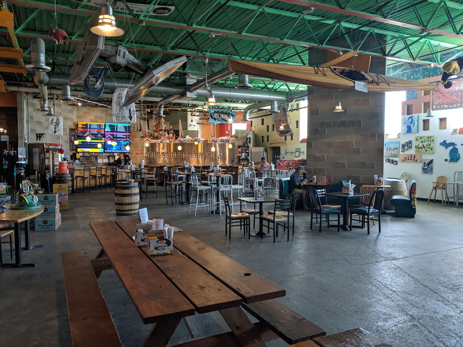 Right Brain Brewery in Traverse City