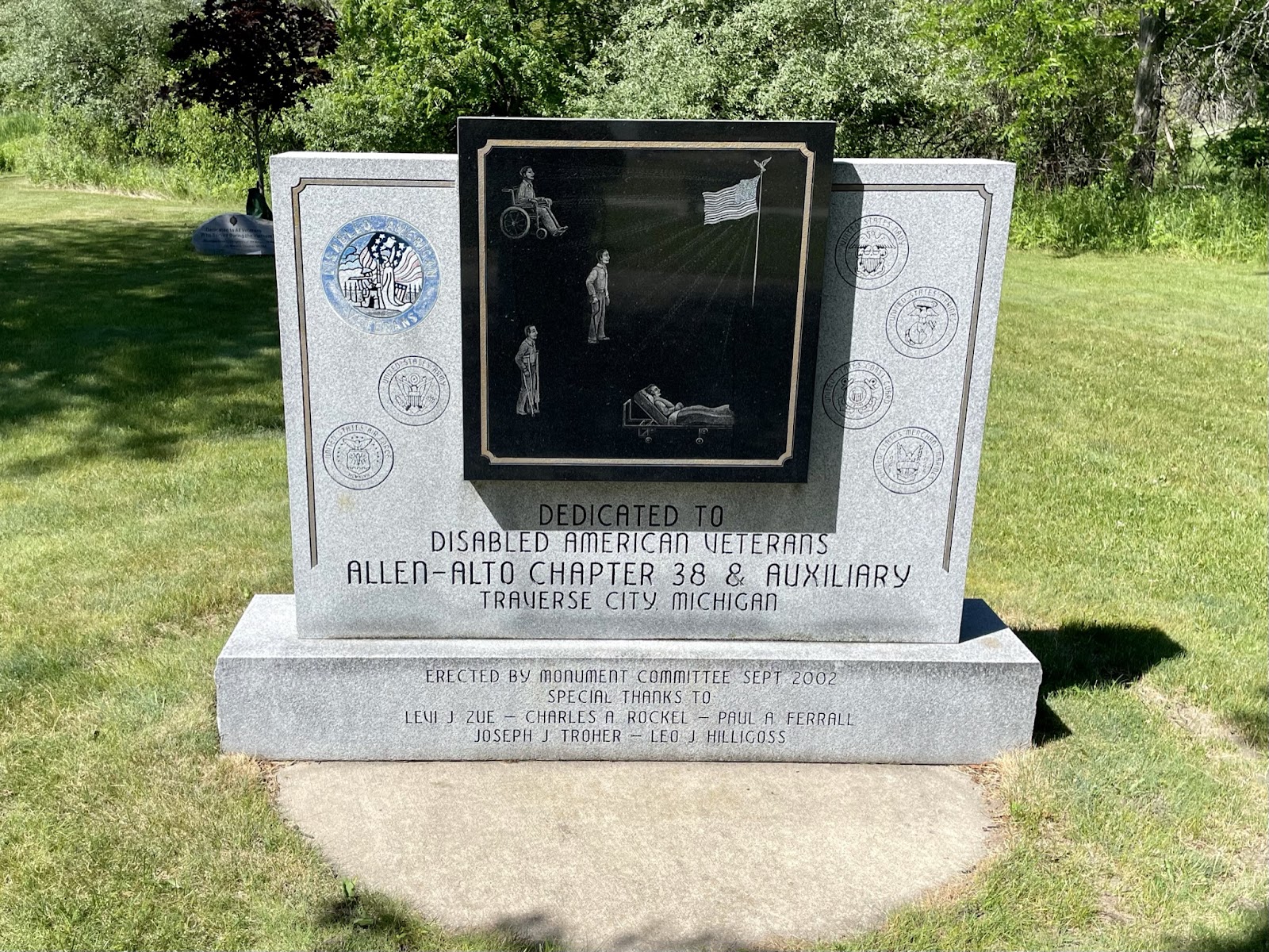 Traverse City Veterans Memorial Park in
